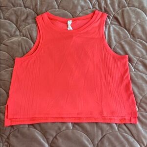 Lululemon Athletica Ribbed Crop Tank Top